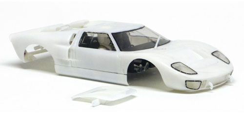 SLOT IT white body for Ford GT 40 MK II